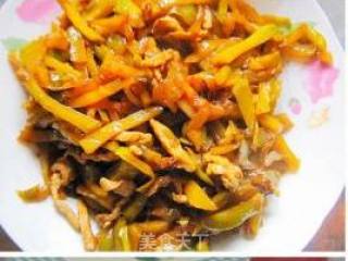 Stir-fried Mustard with Shredded Pork recipe