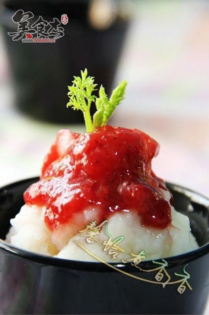 Strawberry Yam Puree recipe