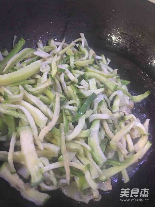 Fried Pork with Dried Radish recipe