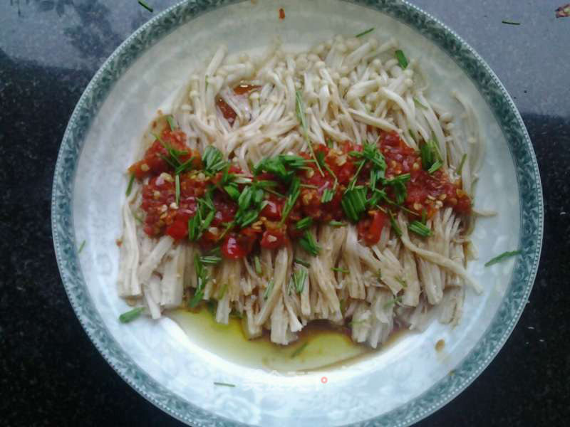 Chopped Pepper Enoki Mushroom recipe