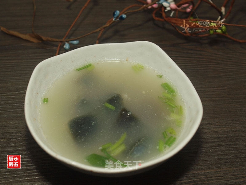 Preserved Egg Fish Soup recipe