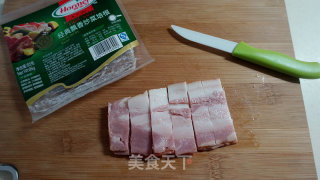 [homel is As Delicious As 18, and The "banquet" Surprises Four People] Family Fun-classic Fried Bacon recipe