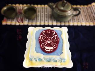 #aca Fourth Session Baking Contest# Makes Erotic Huai Jing Opera Mask Mousse Cake recipe