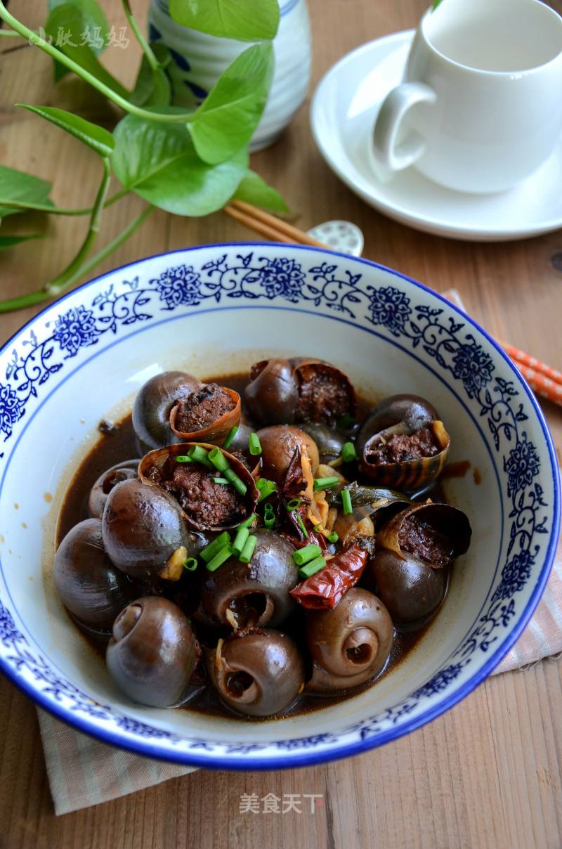 Escargot Stuffed Meat recipe