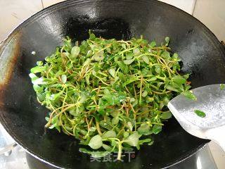 Garlic Portulaca recipe