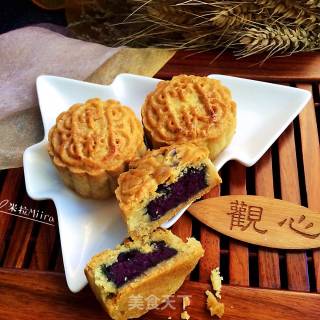 Purple Sweet Potato Mooncake recipe