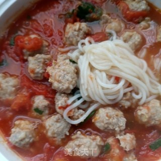 Meatballs and Tomato Soup Powder recipe