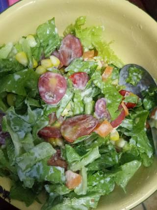 Vegetable and Fruit Salad (lazy Fast Food) recipe