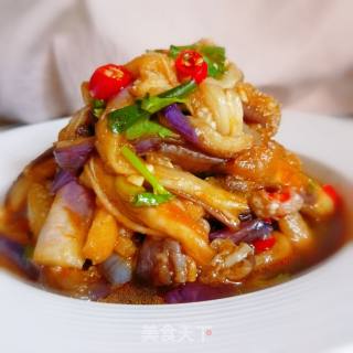 Shredded Eggplant with Cold Dressing recipe