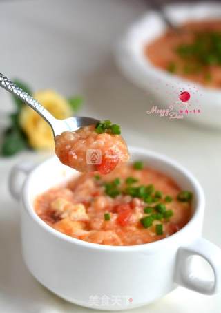 Tomato and Egg Pimple Soup recipe
