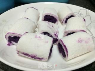 Sago Purple Sweet Potato Roll recipe