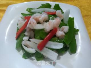 Shrimp Snow Peas recipe