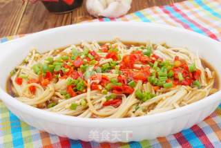 Microwave Enoki Mushroom recipe