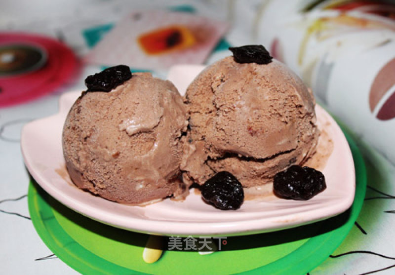 Cherry Cocoa Ice Cream recipe