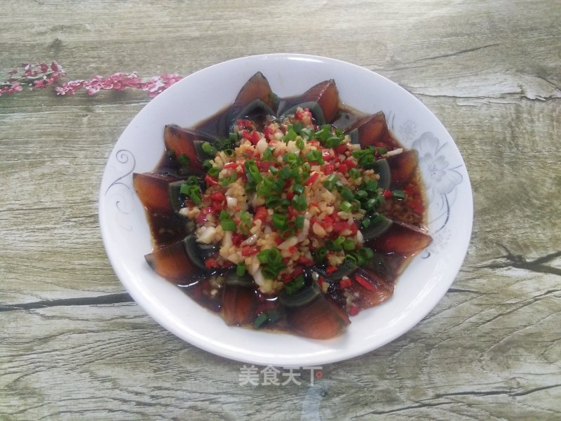 Preserved Egg with Ginger Sauce recipe
