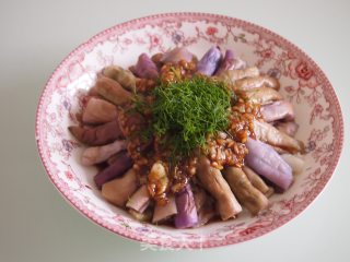 Cold Mountain Eggplant-the Magical Effect of Microwave Oven recipe