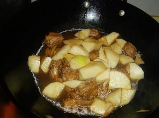Chicken Drumsticks Stewed with Radish recipe