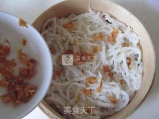 Steamed Shrimps with Shredded Carrots recipe