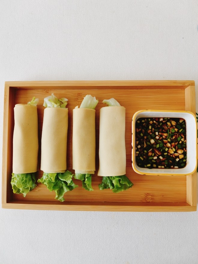 Bean Skin Lettuce Wraps recipe