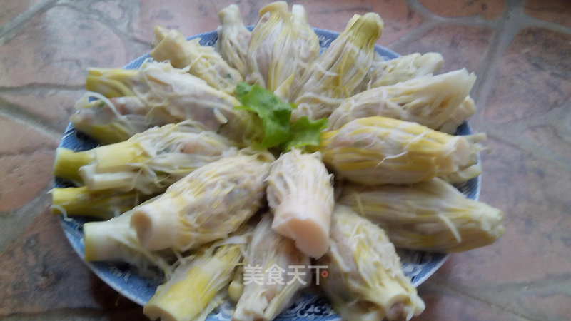 Auspicious Stuffed Spring Bamboo Shoots recipe