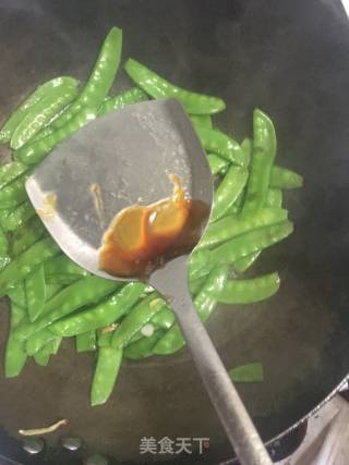 Garlic Snow Peas recipe