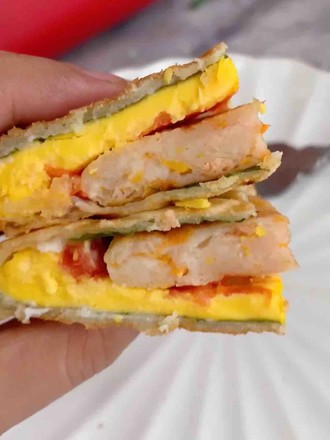 Salmon Pie Sandwich recipe