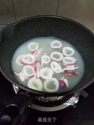 Fried Squid with Asparagus recipe