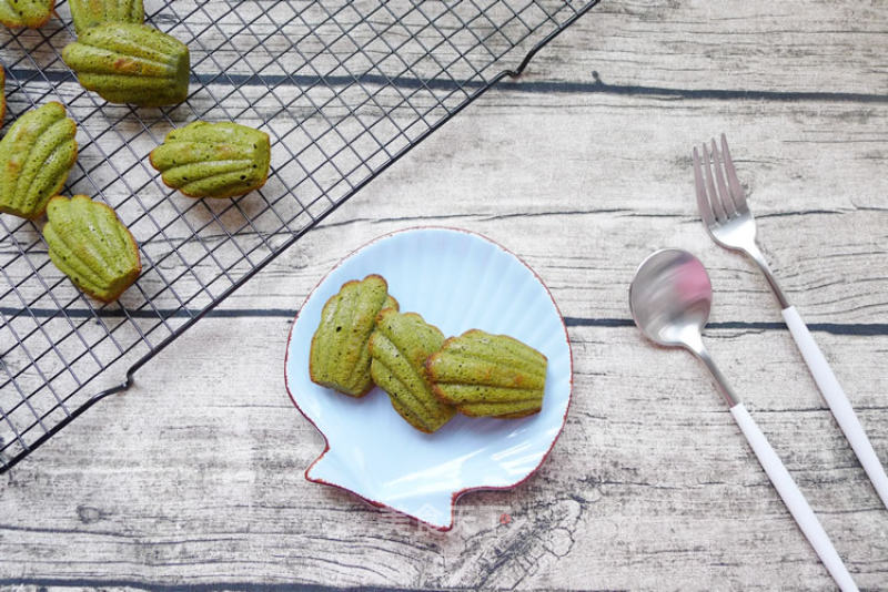 #the 4th Baking Contest and is Love to Eat Festival #honey Matcha Madeleine Cake recipe