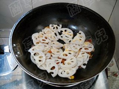 Griddle Broccoli and Lotus Root Slices recipe