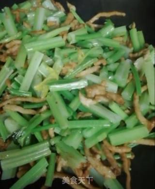 Celery Shredded Pork recipe