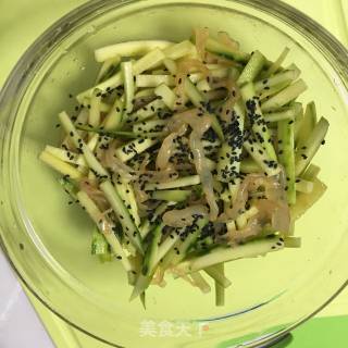 Cucumber Mixed Jellyfish Skin recipe