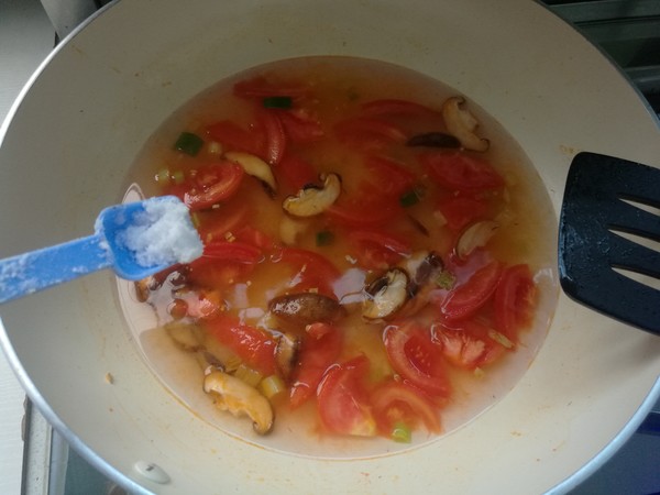 Tomato Fritters Soup recipe