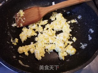 Fried Rice with Cucumber Sausage and Egg recipe