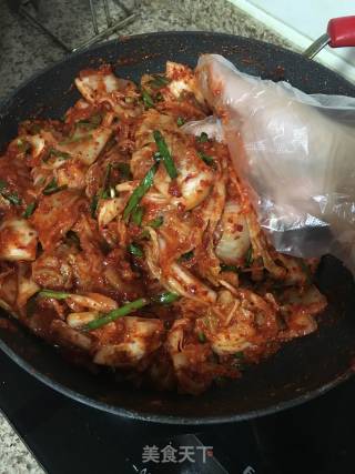 Korean Spicy Cabbage recipe