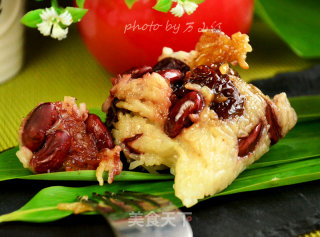 Red Kidney Bean and Double Date Zongzi recipe