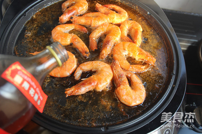 Griddle Shrimp in Electric Baking Pan recipe