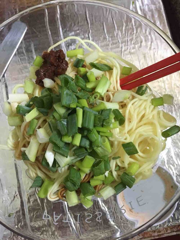 Improved Version of Spring Onion Noodles recipe