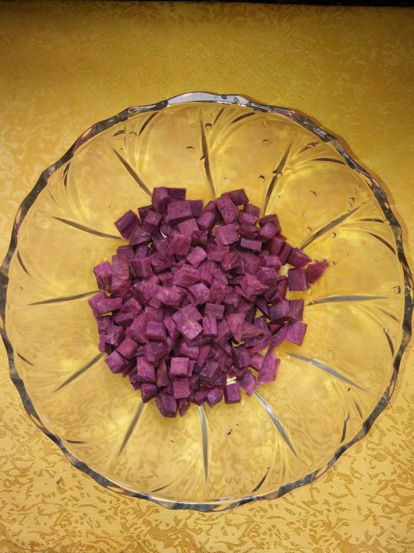 Sea Stone Flower Purple Sweet Potato Tremella recipe