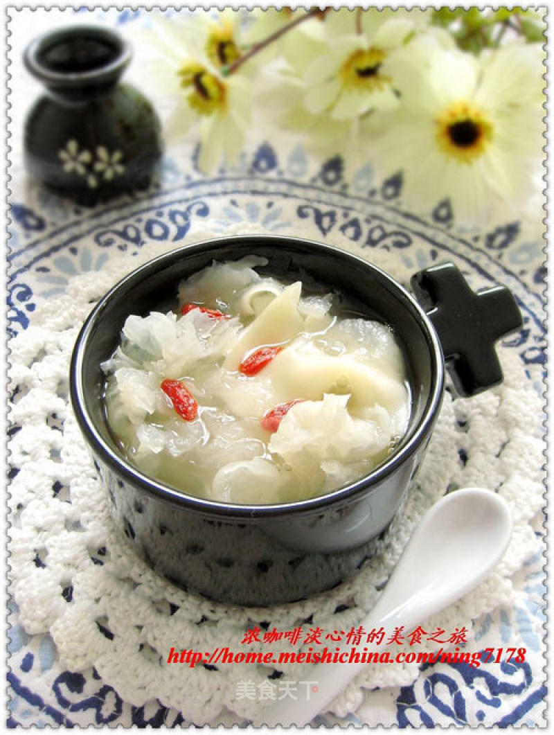 Moisturizing Skin Syrup-ice Flower White Fungus Wonton Skin recipe