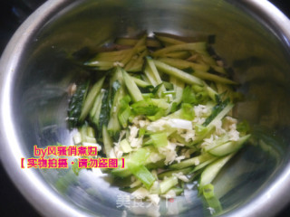 Cucumber Salad with Enoki Mushrooms recipe