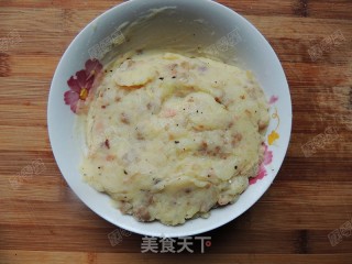Onion Bacon Potato Cake recipe
