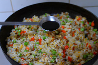 Fried Rice with Sprouts and Soy Sauce recipe