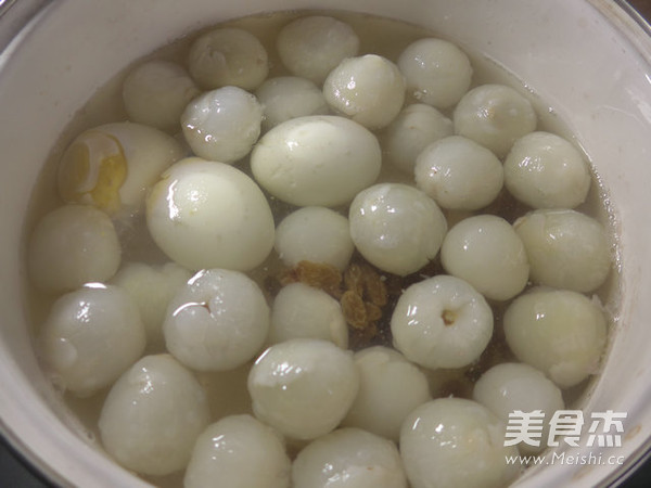 Raisin, Egg, Lychee recipe