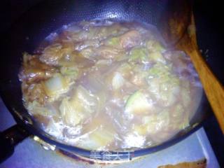 Stewed Chicken with Cabbage Fenpi recipe