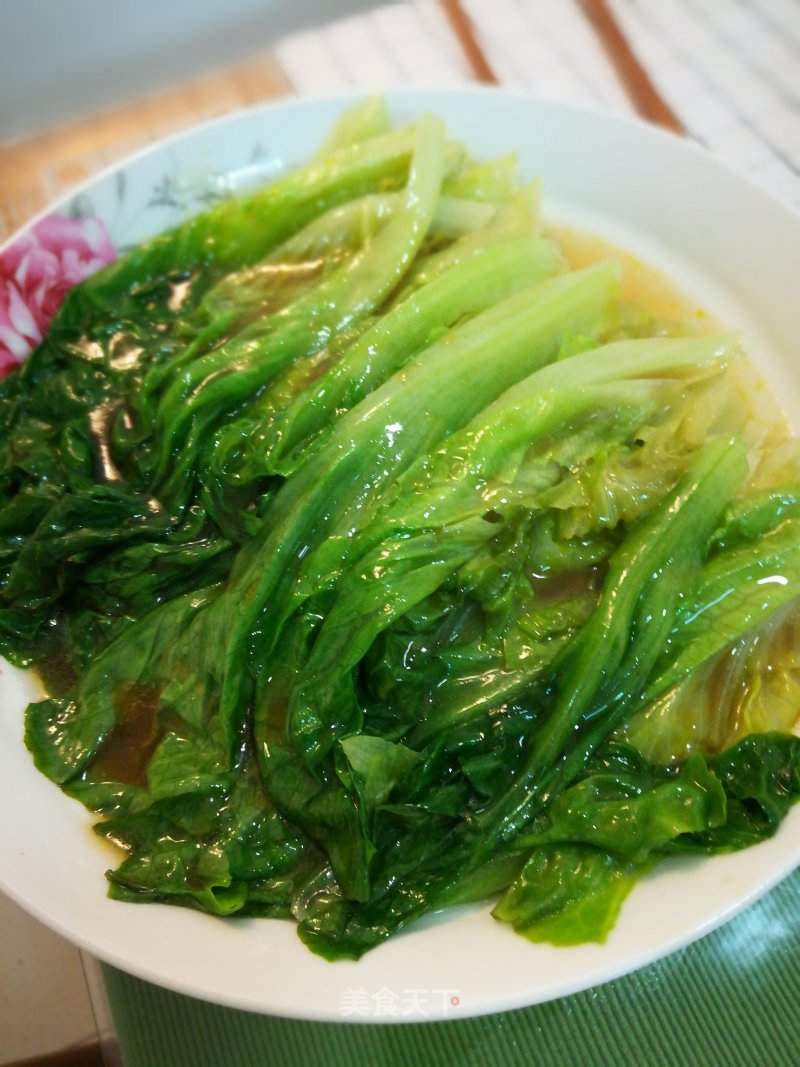 Lettuce in Oyster Sauce recipe