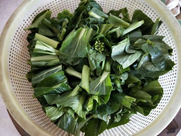Green Vegetable Soup Rice Cake recipe