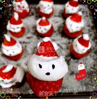 Strawberry Santa recipe