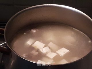 Duck Frame Cabbage Tofu Soup recipe