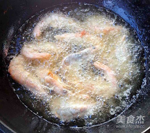 Fried Sea Prawns recipe