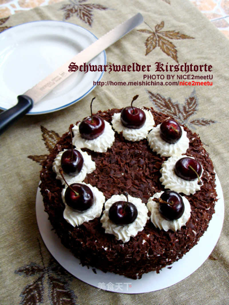 【black Forest Cake】 recipe